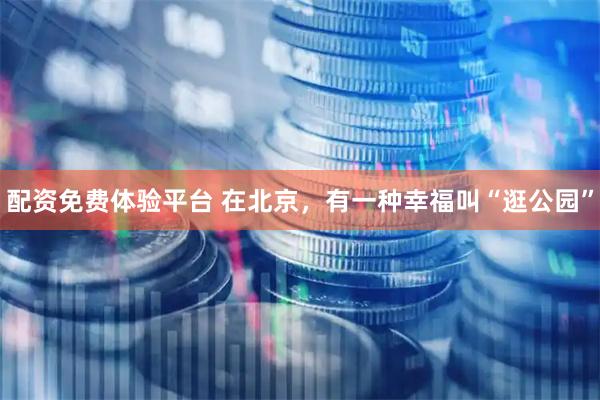 配资免费体验平台 在北京,有一种幸福叫“逛公园”